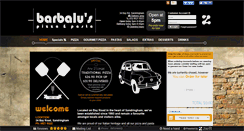 Desktop Screenshot of barbaluspizza.com.au